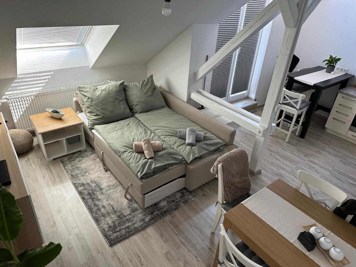 Gemuetliche Neurenovierte Dachgeschosswohnung Erfurt Exterior foto